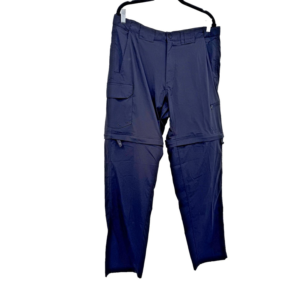 Magellan Convertible Pants Black Cargo Pockets Hiking Camping Gorpcore L